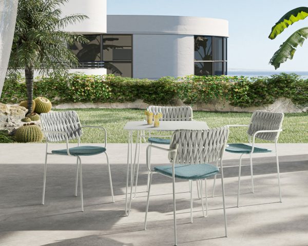 Sedia Outdoor in tessuto moderna