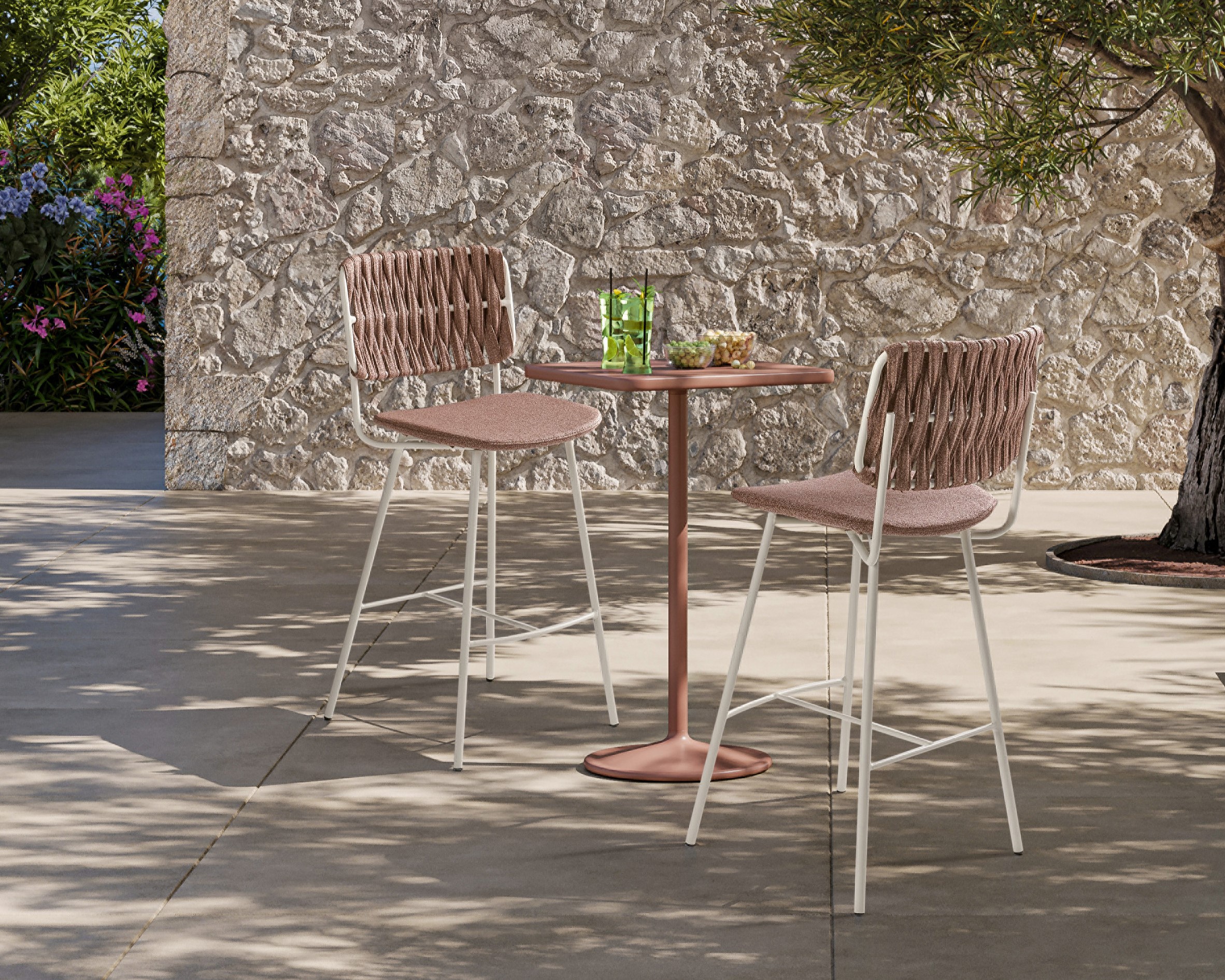 Sedia in tessuto per outdoor