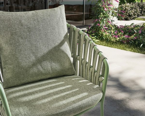 Sedia imbottita per outdoor