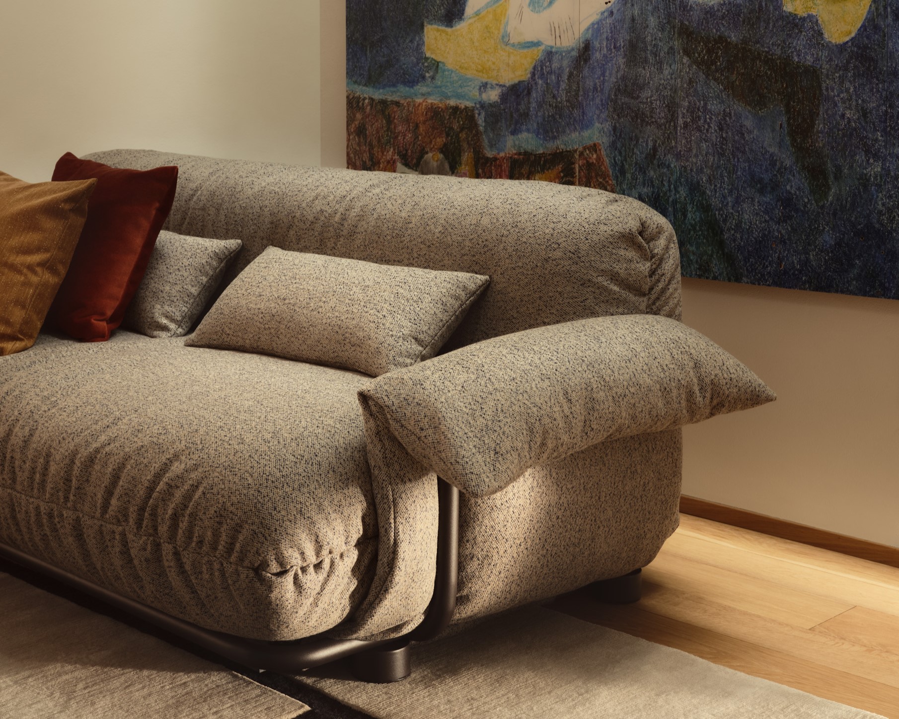Divano letto imbottito by Zaven