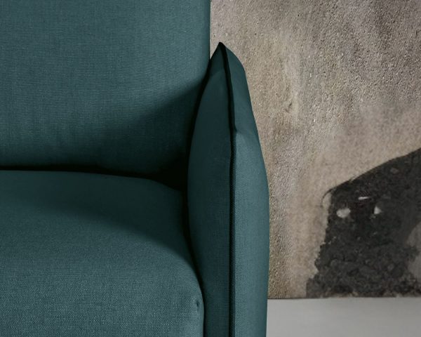 Divano letto in tessuto sfoderabile