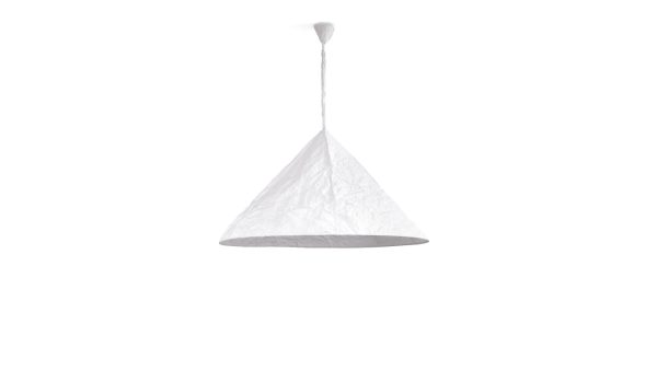 Sospensione conica in TYVEK stropicciato