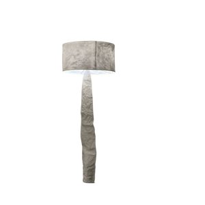 Lampada da terra in Tyvek stropicciato
