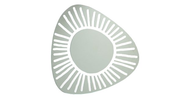 Specchio vetro con decoro