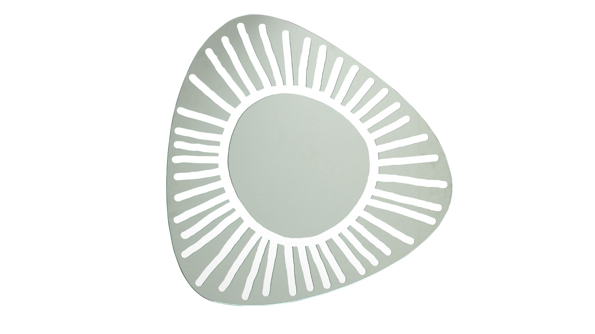 Specchio vetro con decoro