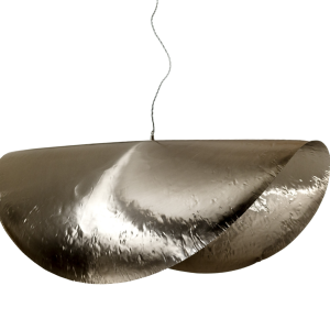 Lampada in ottone nichelato