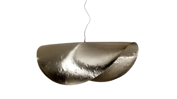 Lampada in ottone nichelato