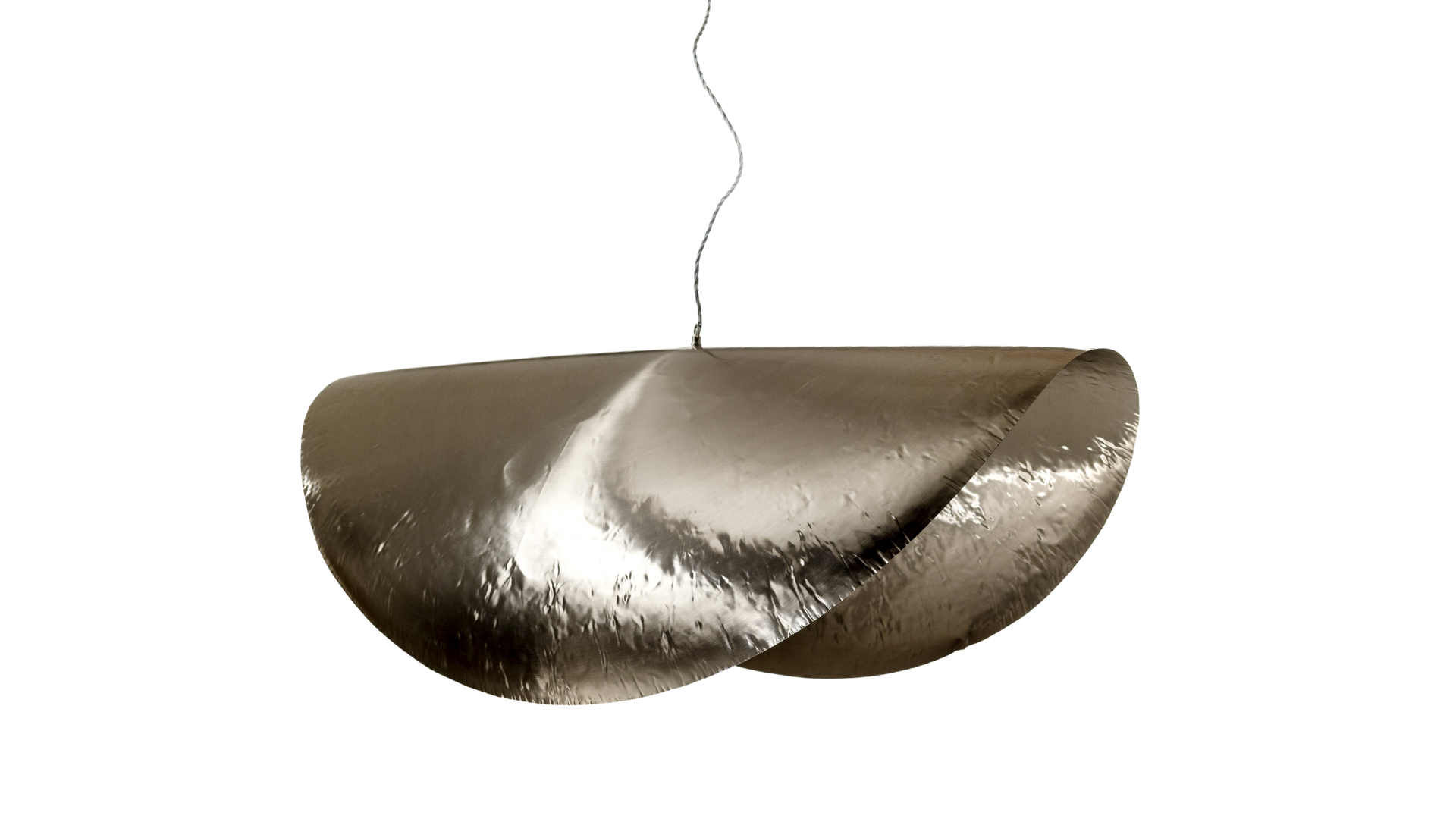 Lampada in ottone nichelato