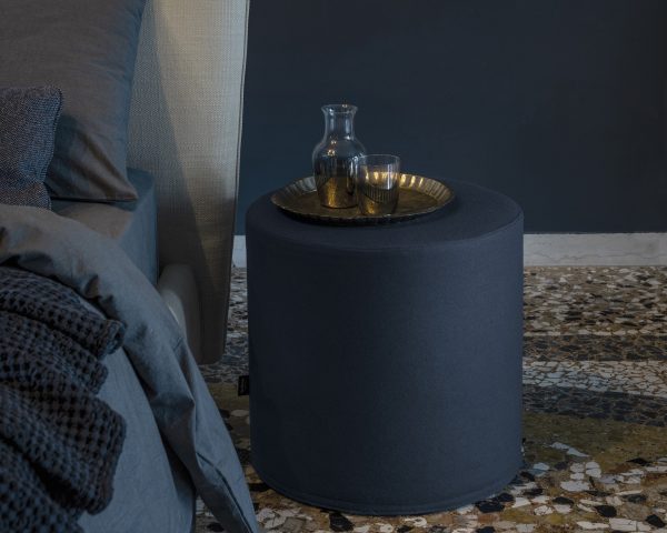 Pouf imbottito circolare o quadrato