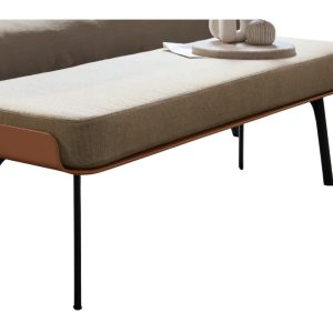 panca in cuoio per letto