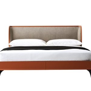 letto in cuoio