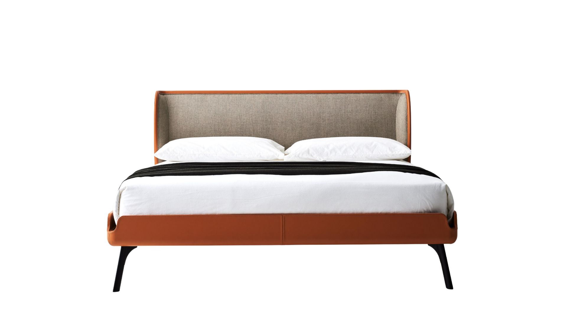 letto in cuoio